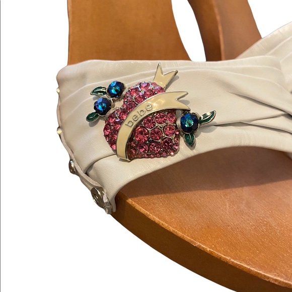 Bebe Y2K Embellished Heels Size 9 - Picture 5 of 17